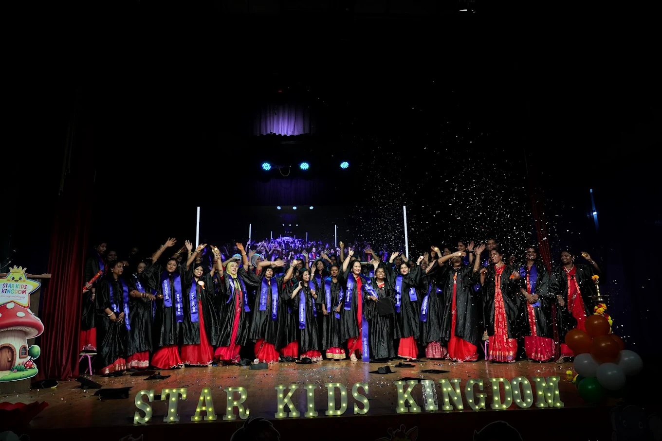 Teachers graduating from Star Kids Kingdom NTT Academy